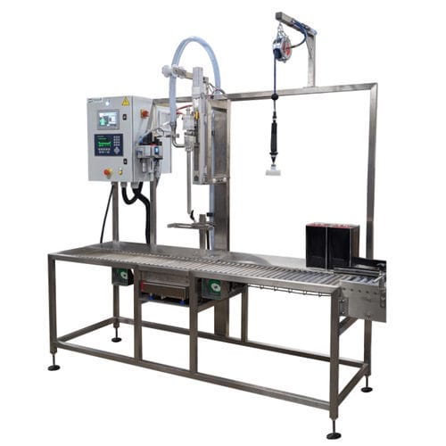 Riempitrice semiautomatica - STOPPIL - per bottiglie / per bidone / per prodotti fitosanitari
