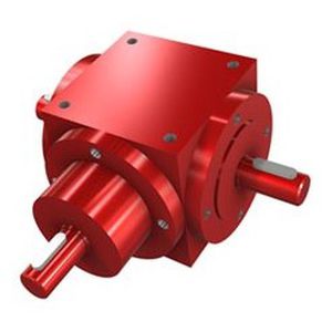 Riduttore a coppia conica - V series - GROB GmbH Antriebstechnik - ad assi ortogonali / per montaggio su flangia / per attuatore