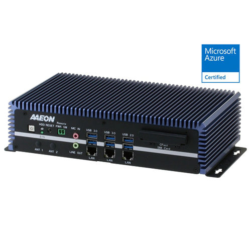 PC senza ventola - BOXER-6639 - AAEON - embedded / da parete / su guida DIN
