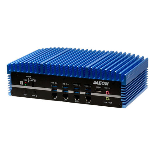 PC senza ventola - BOXER-6641 - AAEON - embedded / da parete / Intel® Pentium