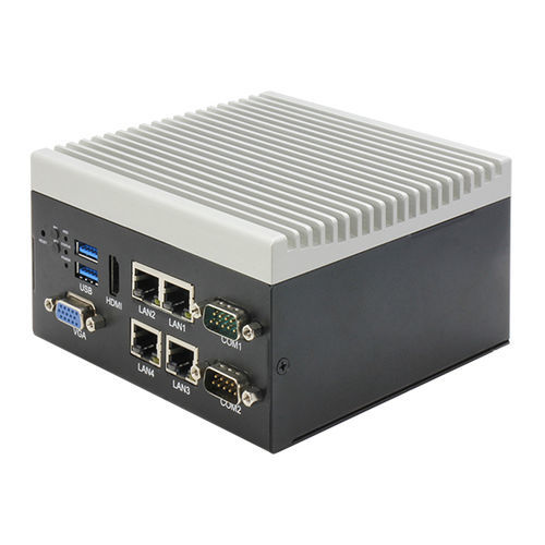 Piattaforma di rete da ufficio - ICS-6280 - AAEON - su guida DIN / Intel® Elkhart lake SoC / Ethernet gigabit