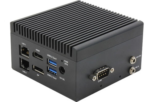 PC box - UP Squared V2 Edge - AAEON - con montaggio VESA / Intel® Celeron® N6210 / HDMI