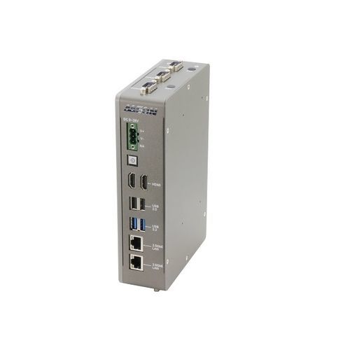 PC embedded - BOXER-6711-ADN - AAEON - su guida DIN / Intel® Atom N2000 / Intel Atom® x7211E