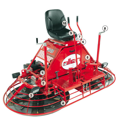 Frattazzatrice meccanica uomo a bordo - TR MSP 445 - Allen Engineering Corporation