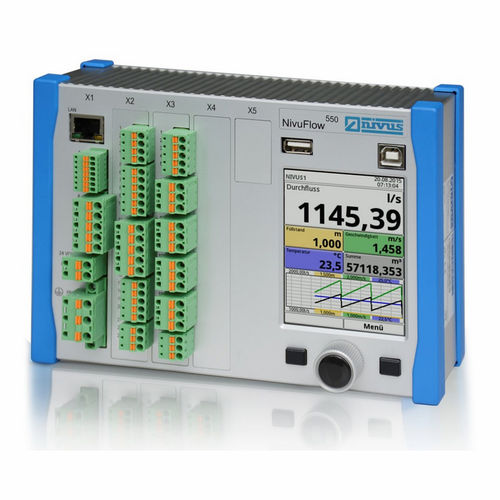 Misuratore di portata radar - NivuFlow 550 - NIVUS GmbH - ad ultrasuoni / volumetrico / per acqua