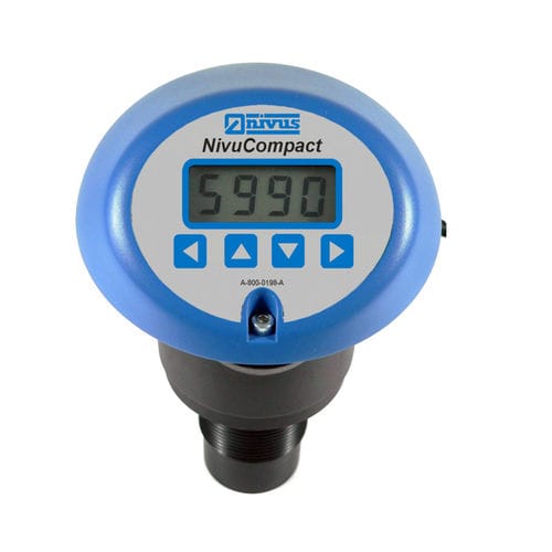 Sensore di livello ad ultrasuoni - NivuCompact - NIVUS GmbH - per liquidi / 2 cavi / 3 cavi
