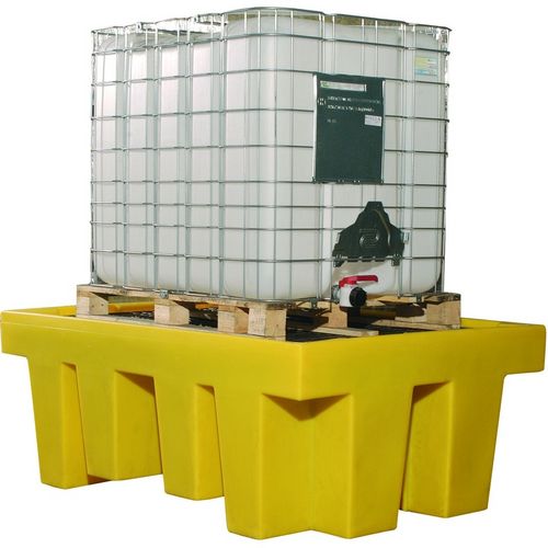 Vasca di ritenzione per contenitore IBC - 31-1213 - Lubetech - in plastica