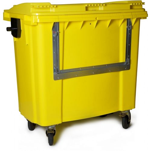 Cassonetto in plastica - 34-1053 - Lubetech - per rifiuti urbani / 4 ruote
