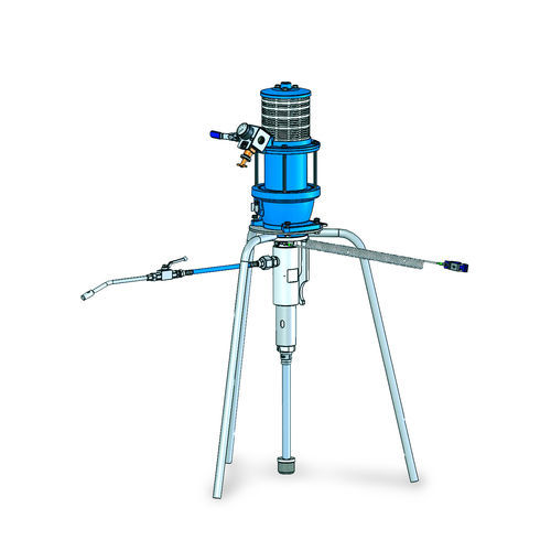 Pompa a pistone - INJECT HD 4 - WIWA - per resine / pneumatica / fissa