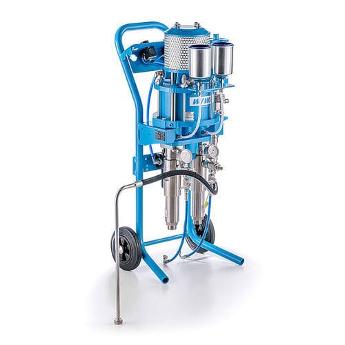 Pompa a pistone - INJECT 2K 230 series - WIWA - per resine / pneumatica / fissa