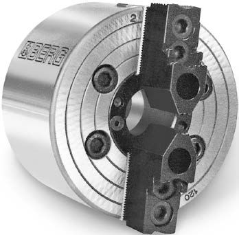 Mandrino automatico - KH2 series - Berg & Co. GmbH Spanntechnik - 2 ganasce / motorizzato / a pinza