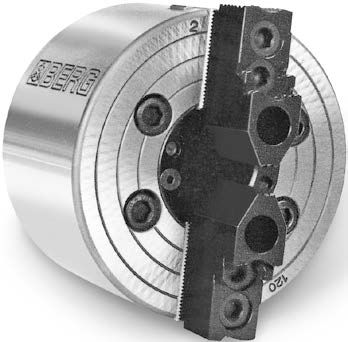 Mandrino automatico - KV2 series - Berg & Co. GmbH Spanntechnik - 2 ganasce / a centro chiuso / a pinza