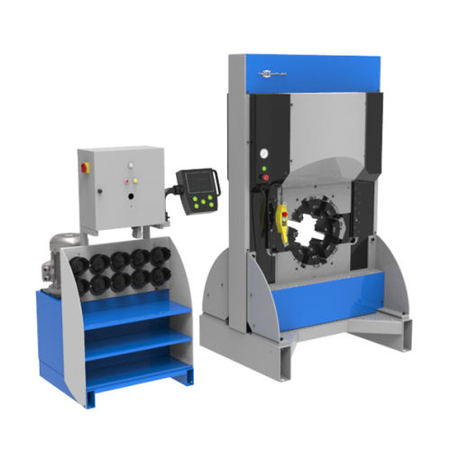 Pressa crimpatrice per tubi flessibili - XL CRIMP 550 - 16 - TECHMAFLEX - per tubi flessibili idraulici / di connettori / per dado