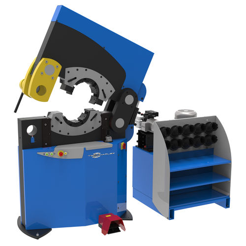 Pressa crimpatrice per tubi flessibili - XL CRIMP 320 - TECHMAFLEX - per tubi flessibili idraulici / di connettori / per dado