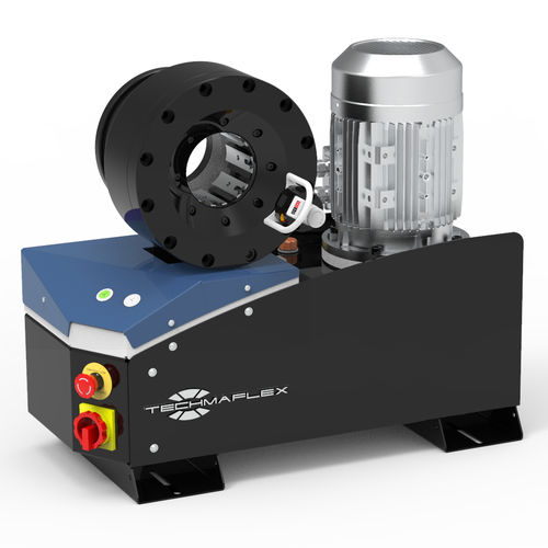 Pressa crimpatrice per tubi flessibili - S CRIMP 210 EVO B  - TECHMAFLEX - per tubi flessibili idraulici / di connettori / semiautomatica