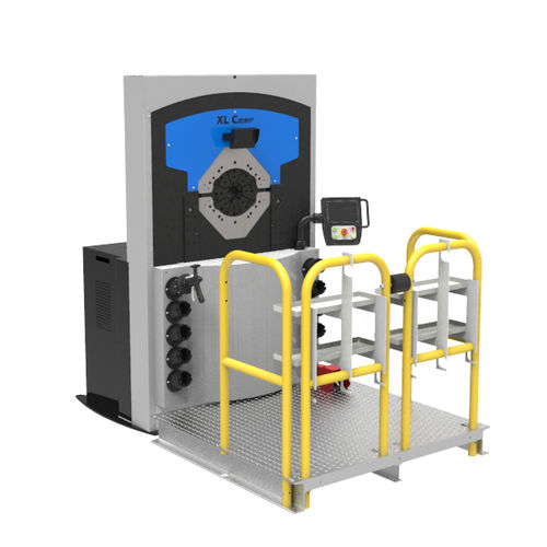 Pressa crimpatrice per tubi flessibili - XL CRIMP 800 - TECHMAFLEX - per tubi flessibili idraulici / di connettori / per dado
