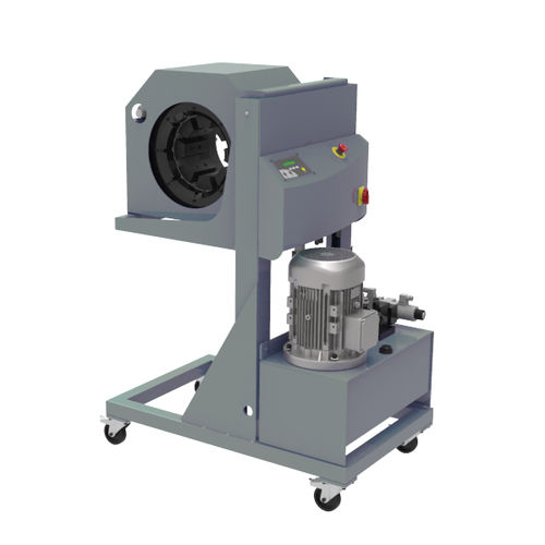 Pressa crimpatrice per tubi flessibili - XL CRIMP 400 - TECHMAFLEX - per tubi flessibili idraulici / di connettori / per dado