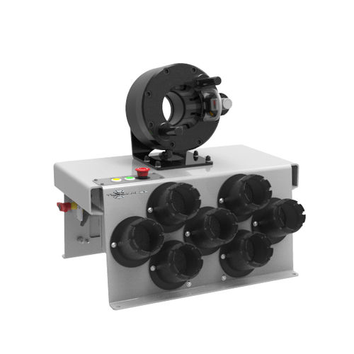 Pressa crimpatrice per tubi flessibili - V CRIMP 137 - TECHMAFLEX - per tubi flessibili idraulici / di connettori / semiautomatica