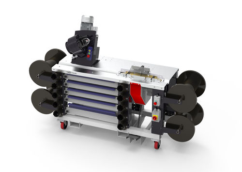 Pressa crimpatrice per tubi flessibili - MOBILE WORKSHOP 1-1/4" 4WS - TECHMAFLEX - automatica / con motosega integrata