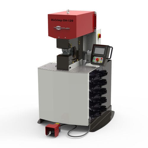 Pressa crimpatrice per tubi flessibili - XL CRIMP OH 120 - TECHMAFLEX - per tubi flessibili idraulici / di connettori / per dado