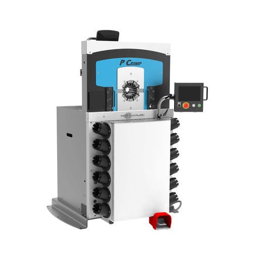 Pressa crimpatrice per tubi flessibili - P CRIMP 320 - TECHMAFLEX - per tubi flessibili idraulici / di connettori / per dado