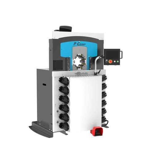 Pressa crimpatrice per tubi flessibili - P CRIMP 480 - TECHMAFLEX - per tubi flessibili idraulici / di connettori / per dado