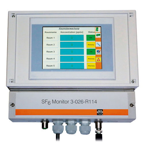 Apparecchio di monitoraggio SF6 - 3-026-R114 - DILO Armaturen und Anlagen GmbH - a muro / con monitor a touch screen PCT / in rete