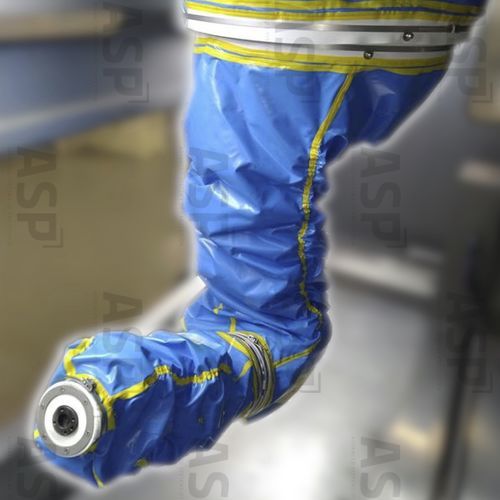 Copertura di protezione per robot di trattamento di superficie - TELUPRO 22  - ASP - a tenuta stagna / protezione per finestre / per lavorazione di metalli