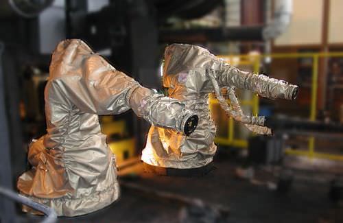 Copertura di protezione per robot di forgiatura - TIFFON-GREEN  - ASP - a tenuta stagna / su misura / per lavorazione di metalli