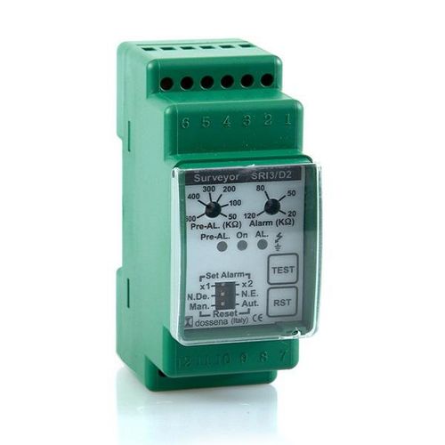 Controllore di isolamento per rete AC - SRI3/D2 - DOSSENA - DC / AC/DC / per sistema trifase