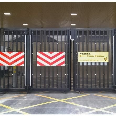 Cancello girevole - BIFOLD  - FRONTIER PITTS FRANCE - automatico / in acciaio altamente resistente / alta sicurezza