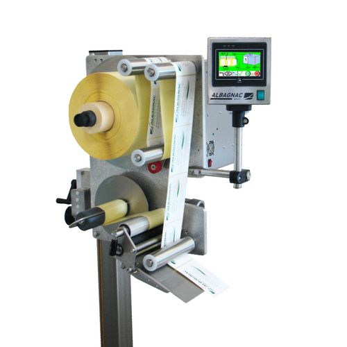 Applicatore di etichette automatico - NERVA - Albagnac - per applicazione laterale / per applicazione sulla parte superiore del prodotto / per l'industria agroalimentare