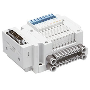 Distributore pneumatico azionato tramite solenoide - JSY series - SMC  - a cassetto / ad azionamento pneumatico / a 5/2 vie