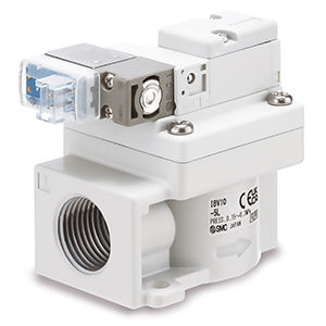 Valvola elettrica - IBV series - SMC  - per aria / per tubazioni / per soffiante