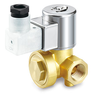 Elettrovalvola a comando diretto - JSXH-X2 - SMC  - a 2 vie / per acqua / in acciaio inossidabile