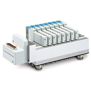 Isola di distribuzione a cassetto - JSY3000-S - SMC  - pneumatico / standard / a innesto