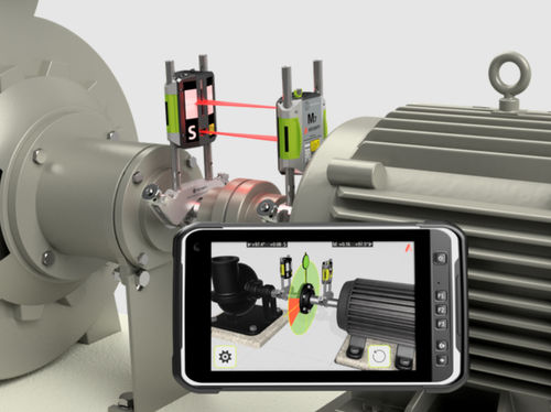Sistema di allineamento laser - AT-200 - ACOEM - per albero / di misura / industriale