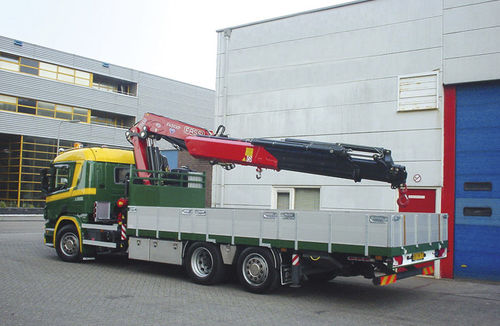 Gru montata su camion - F455 series - Fassi gru S.p.A - con braccio / telescopica / di sollevamento