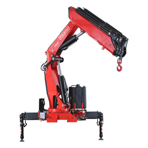 Gru montata su camion - F545RA xe-dynamic - Fassi gru S.p.A - con braccio / fuoristrada / per cantiere
