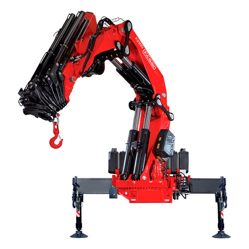 Gru per applicazioni pesanti - F2150RA xhe-dynamic - Fassi gru S.p.A - montata su camion / con braccio / fuoristrada