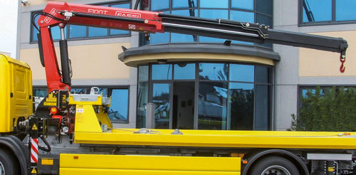 Gru montata su camion - F100AT series - Fassi gru S.p.A - articolata / di sollevamento / di carico