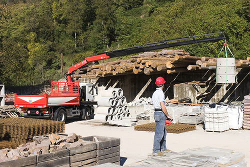 Gru montata su camion - F120B.2 e-dynamic  - Fassi gru S.p.A - telescopica / per cantiere / forestale