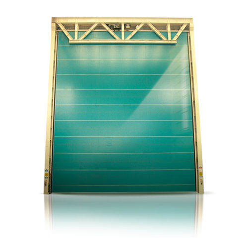 Porta per cantiere navale - SHIPYARDDOOR (Hangar Door | High Speed Door) - ad impacchettamento / in acciaio / in tessuto