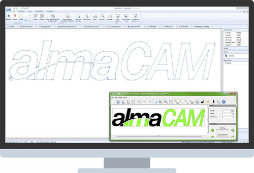 Software CAM - Sign - ALMA - per macchina di taglio / per punzonatrice CNC