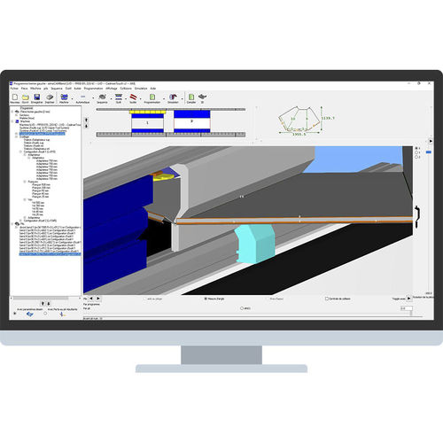Software di simulazione - Almacam Bend - ALMA - CAD CAM / di piegamento / per lamiere