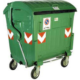 Cassonetto in metallo - GRA-100 series - GRECO-ECOLOGY - in plastica / per scarti industriali / per materie plastiche