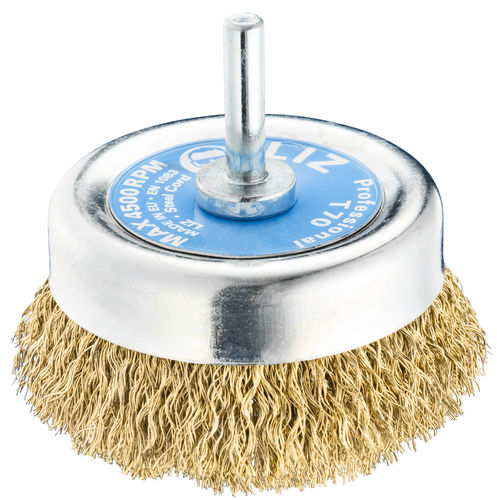 Spazzola a tazza - T70 - SIT Società Italiana Tecnospazzole - di pulizia / per depolveratore / in acciaio