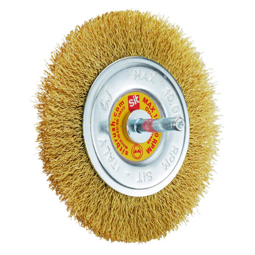 Spazzola circolare - GG102 - SIT Società Italiana Tecnospazzole - di pulizia / in acciaio / per punte