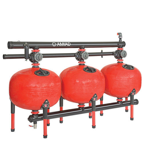 Sistema di filtrazione montaletti - AGF PRO - Amiad Water Systems - per acqua / automatico / compatto
