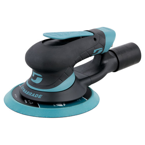 Levigatrice rotorbitale - X61V - DYNABRADE Europe - pneumatica / con base aspirante